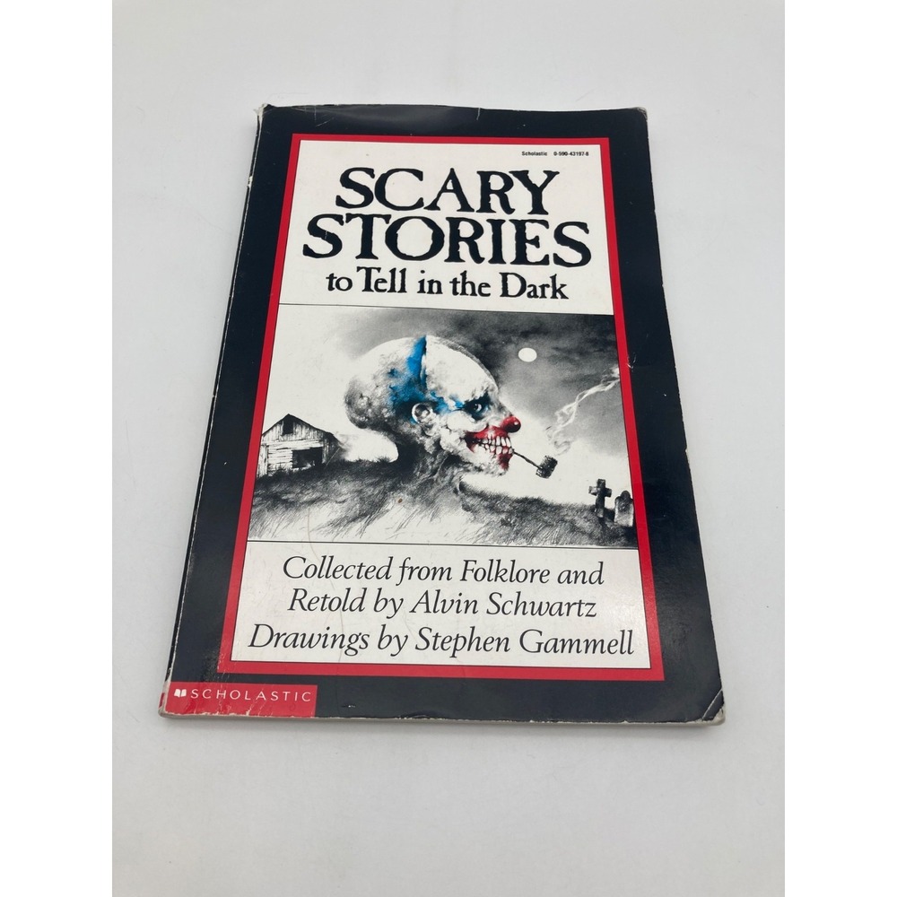 Scary Stories to Tell in the Dark 1st Scholastic Printing 1989 Gammell Stephen